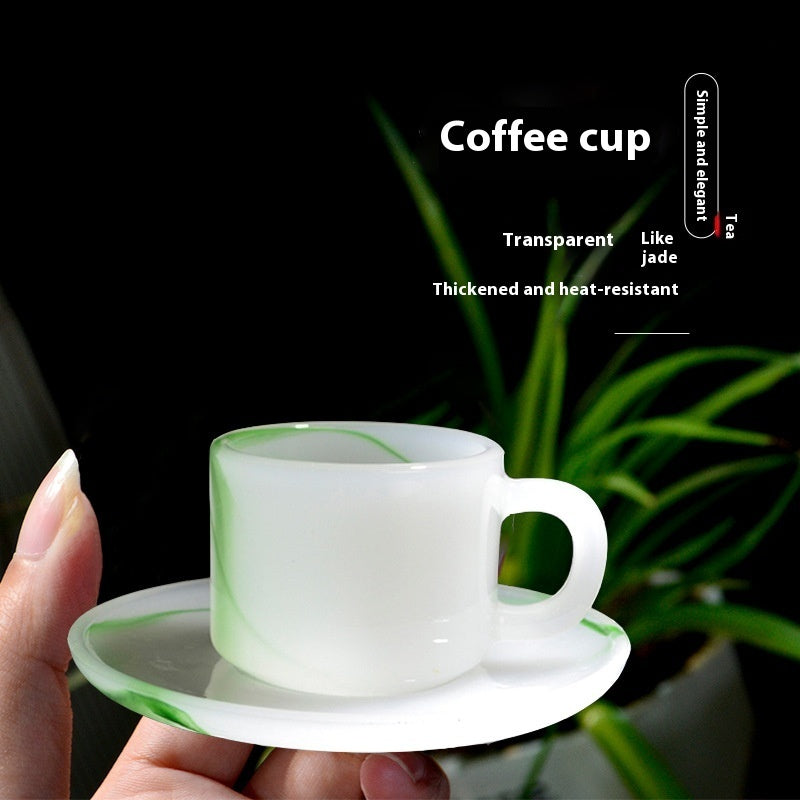 Glass Coffee Cup Crystal Coffee Appliance - Antique Decore