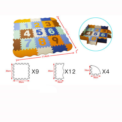 Household baby cartoon stitching EVA crawling mat
