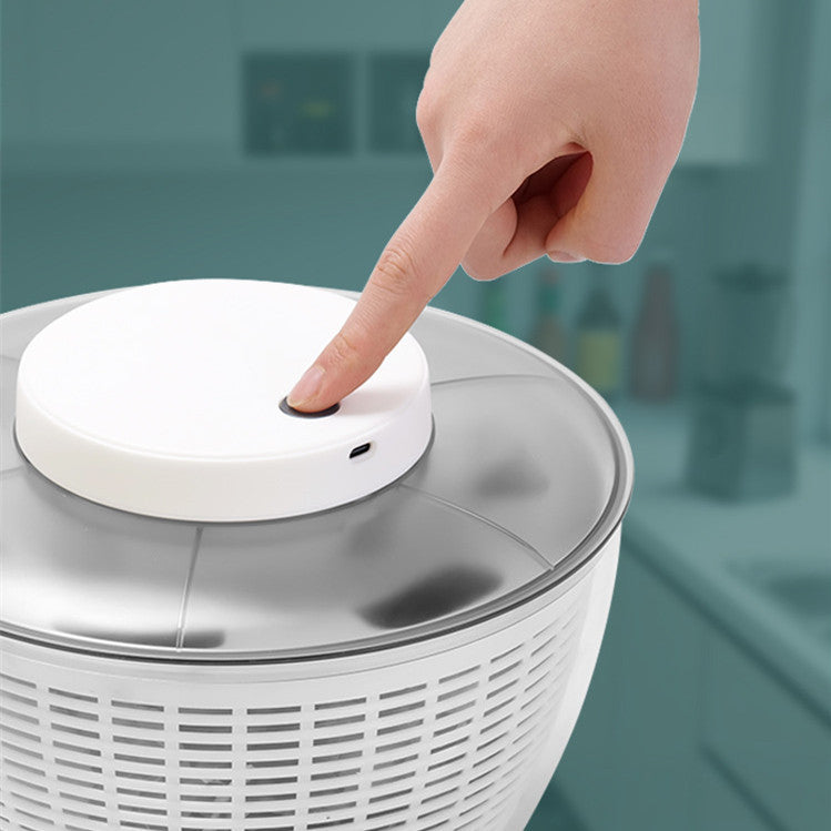 Automatic Salad Spinner Multifunctional Salad Making Tool Home Vegetable Fruit Dehydrator Dryer Basket Sifters Vegetable Washer