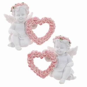 Love Rose Ornament Statue Resin Craft - Antique Decore