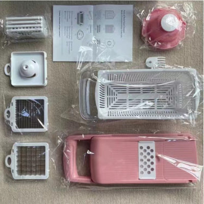 12 In 1 Manual Vegetable Chopper Kitchen Gadgets Food Chopper Onion Cutter Vegetable Slicer - Antique Decore
