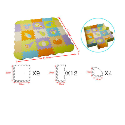 Household baby cartoon stitching EVA crawling mat
