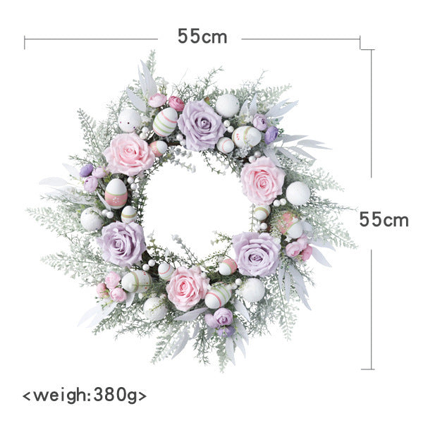 Home Easter Wreath Festive Door Decoration - Antique Decore