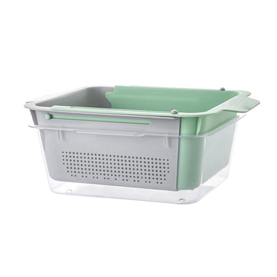 Double Retractable Asphalt Plastic Vegetable Basket