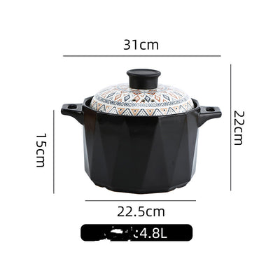 Bohemia Cookware With Lid Medium - Antique Decore