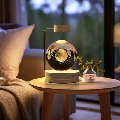 Crystal Ball Cosmic Dinosaur Indoor Night Light USB Power Warm Bedside Light Birthday Gift Night Lamp - Antique Decore