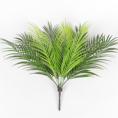 Palm tree leaf plant simulation plastic green plant - Antique Decore