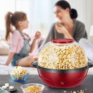 Household 850W Electric Popcorn Machine - Antique Decore