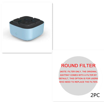 Smoke Removal Air Purification Ashtray Anion Purification Practical Automatic Purifier Ashtray Portable Gadgets For Car Ashtray - Antique Decore