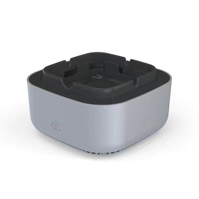 Smoke Removal Air Purification Ashtray Anion Purification Practical Automatic Purifier Ashtray Portable Gadgets For Car Ashtray - Antique Decore