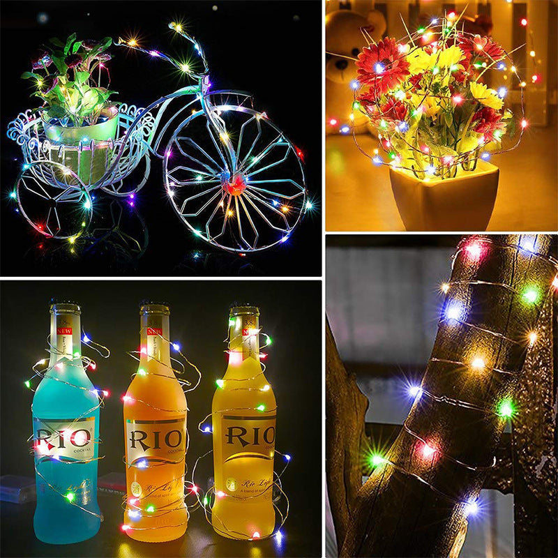 1-10M Led String Light Copper Wire Holiday Lighting Fairy Light Garland Battery Operation For Christmas Tree Wedding Party Decor - Antique Decore