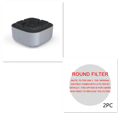 Smoke Removal Air Purification Ashtray Anion Purification Practical Automatic Purifier Ashtray Portable Gadgets For Car Ashtray - Antique Decore