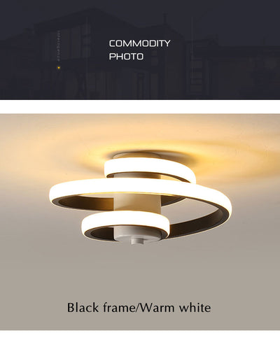 Simple and modern metal led lighting ceiling light - Antique Decore