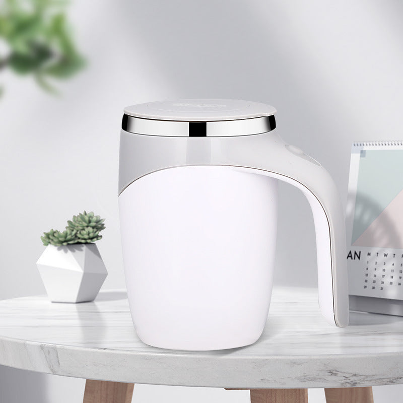 Rechargeable Model Automatic Stirring Cup Coffee Cup High Value Electric Stirring Cup Lazy Milkshake Rotating Magnetic Water Cup - Antique Decore