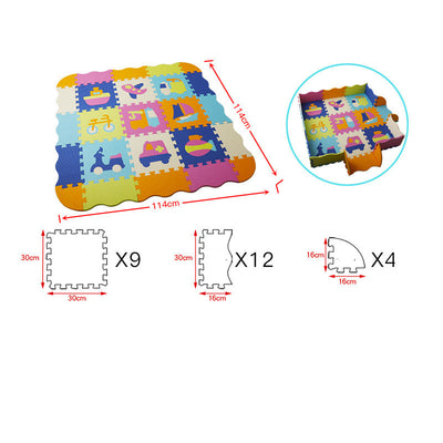 Household baby cartoon stitching EVA crawling mat