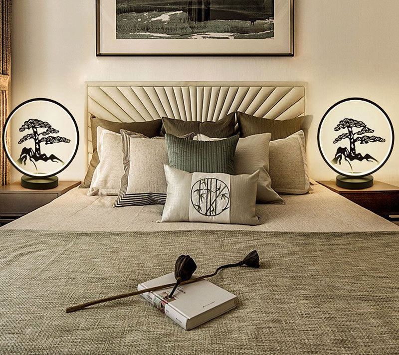 Chinese style ceramic table lamp LED table lamp - Antique Decore