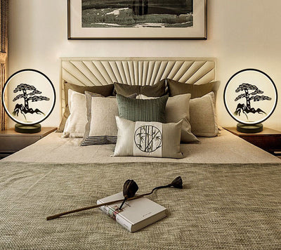 Chinese style ceramic table lamp LED table lamp - Antique Decore
