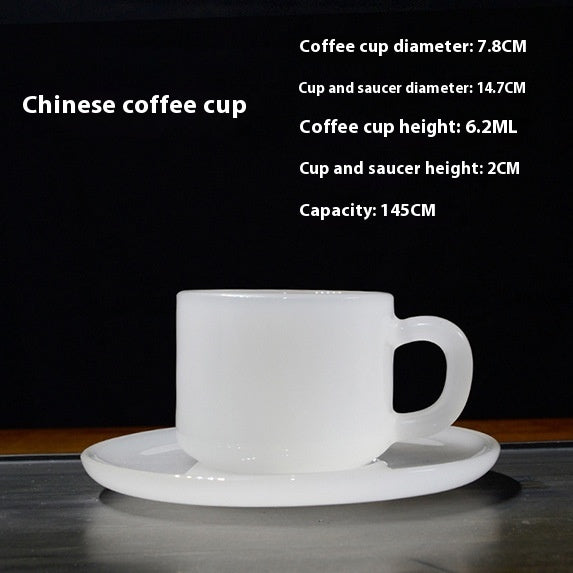 Glass Coffee Cup Crystal Coffee Appliance - Antique Decore