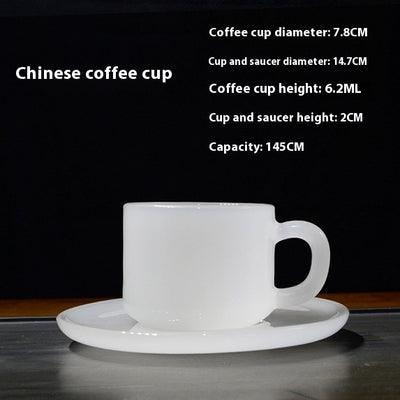 Glass Coffee Cup Crystal Coffee Appliance - Antique Decore