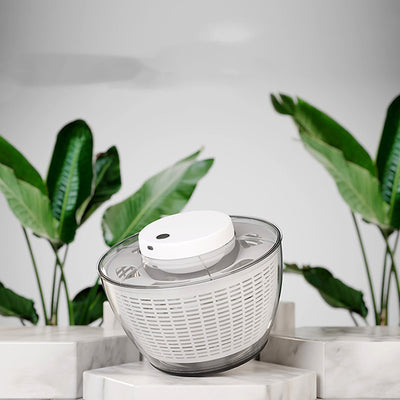 Automatic Salad Spinner Multifunctional Salad Making Tool Home Vegetable Fruit Dehydrator Dryer Basket Sifters Vegetable Washer