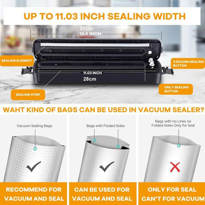 Vacuum packaging machine automatic sealing machine - Antique Decore