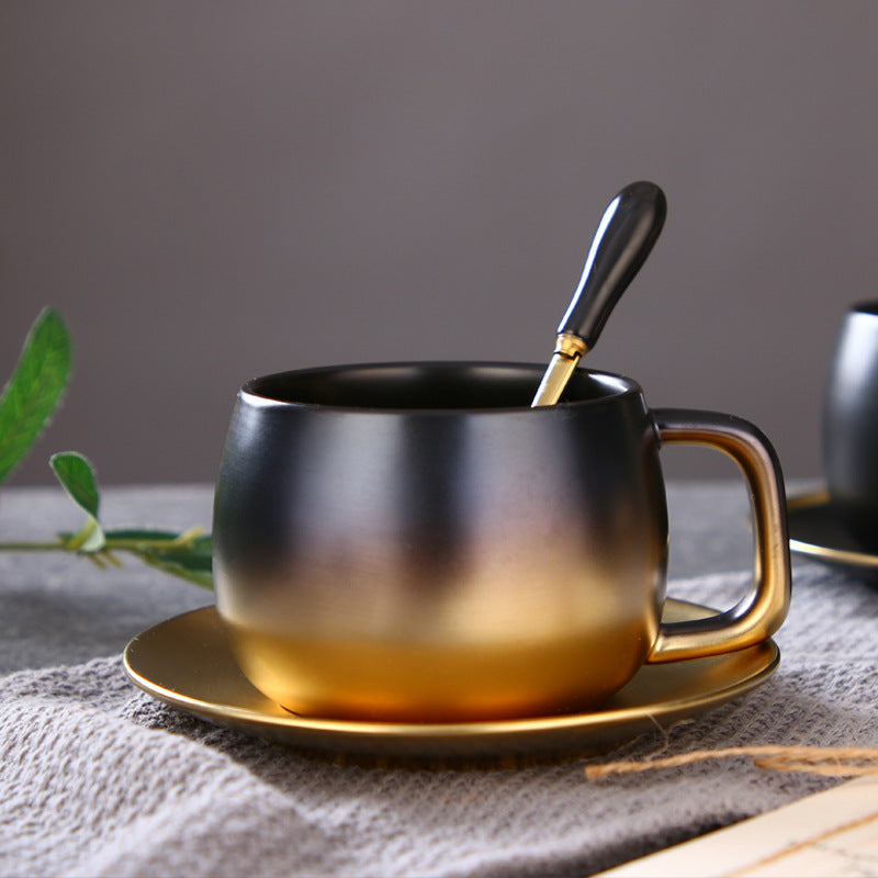 Ceramic coffee cup - Antique Decore