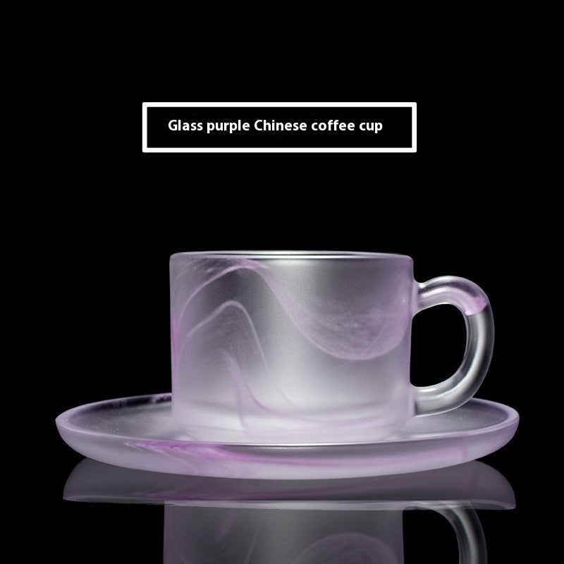 Glass Coffee Cup Crystal Coffee Appliance - Antique Decore
