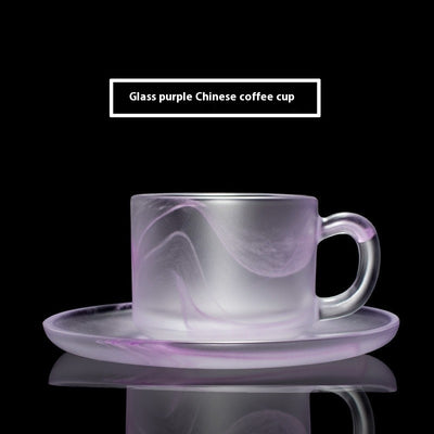 Glass Coffee Cup Crystal Coffee Appliance - Antique Decore