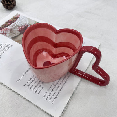 Design Mug Ceramic Love Coffee Cup - Antique Decore