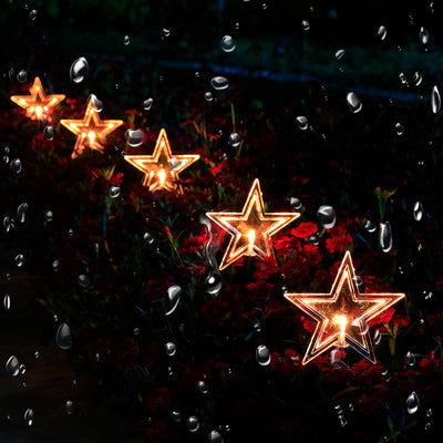 Solar Light Star Snowflake Christmas Tree Garden Light Decoration Lawn Lamp  Waterproof Outdoor Lighting Christmas Lights - Antique Decore