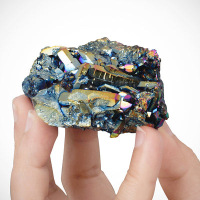 Natural Blue Crystal Cluster Original Stone