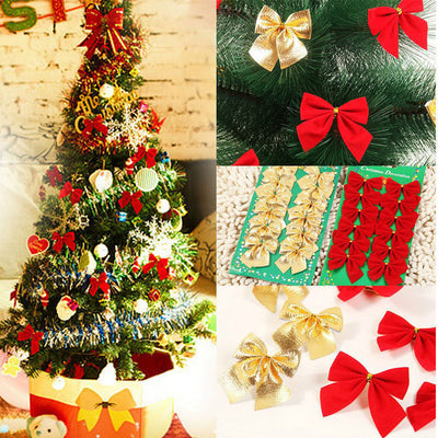 Christmas Tree Ornaments Christmas Decoration Bow - Antique Decore