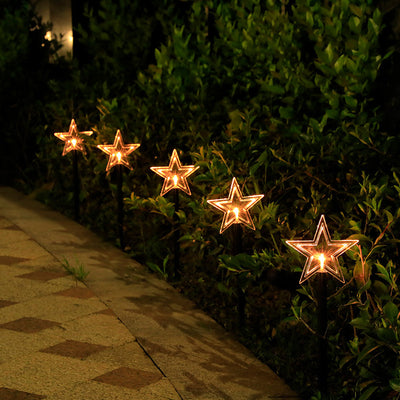 Solar Light Star Snowflake Christmas Tree Garden Light Decoration Lawn Lamp  Waterproof Outdoor Lighting Christmas Lights - Antique Decore