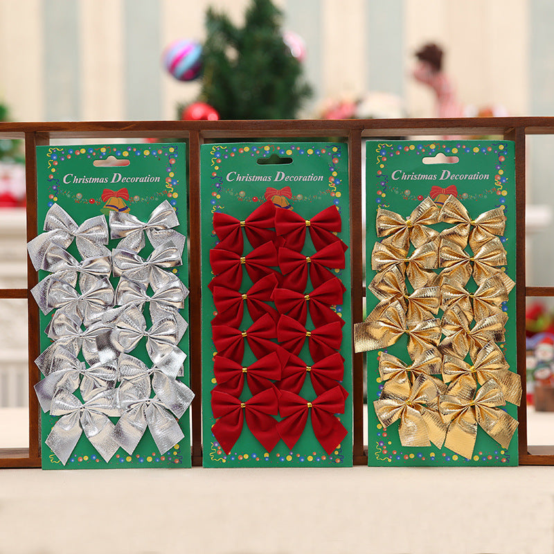 Christmas Tree Ornaments Christmas Decoration Bow - Antique Decore