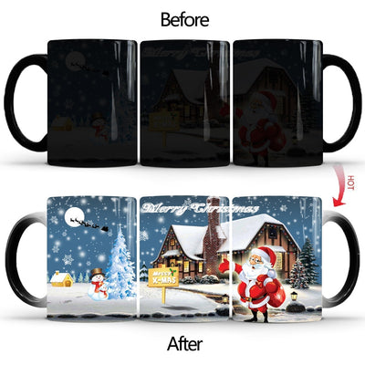 Color Changing Mug Ceramic Thermal Coffee Cup - Antique Decore