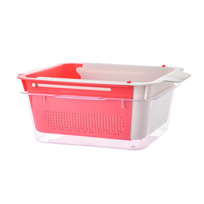 Double Retractable Asphalt Plastic Vegetable Basket