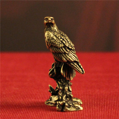 Brass Eagle Eagle Looking Ahead Bronze Sculpture