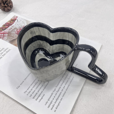 Design Mug Ceramic Love Coffee Cup - Antique Decore