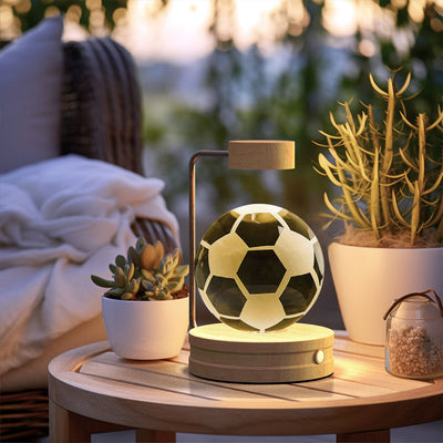 Crystal Ball Cosmic Dinosaur Indoor Night Light USB Power Warm Bedside Light Birthday Gift Night Lamp - Antique Decore