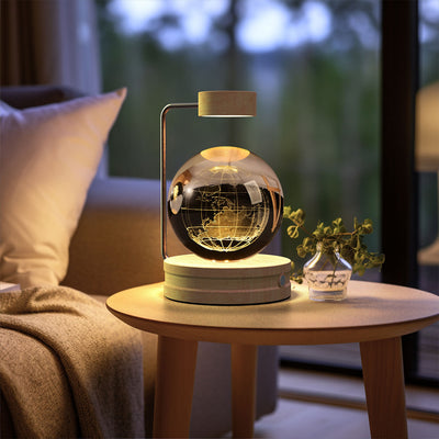 Crystal Ball Cosmic Dinosaur Indoor Night Light USB Power Warm Bedside Light Birthday Gift Night Lamp - Antique Decore