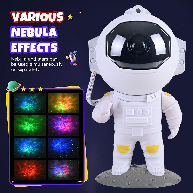 Galaxy Star Projector Starry Sky Night Light Astronaut Lamp Home Room Decor Decoration Bedroom Decorative Luminaires Gift - Antique Decore