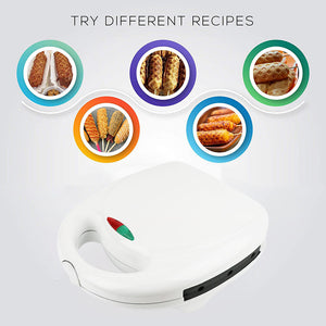 6 Holes Electric Hot Dog Maker Multifunction Bread Sausage Breakfast Machine - Antique Decore