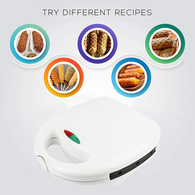 6 Holes Electric Hot Dog Maker Multifunction Bread Sausage Breakfast Machine - Antique Decore