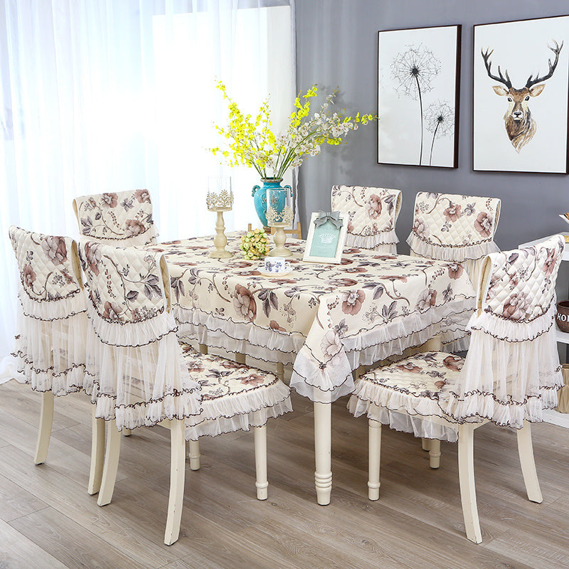 Table Cloth Dining Cushion Chair Cover - Antique Decore