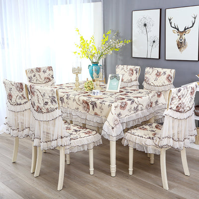Table Cloth Dining Cushion Chair Cover - Antique Decore