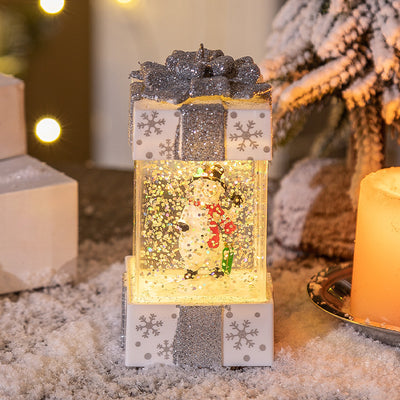 Christmas Decorations Crystal Ball Christmas Gift Box Lights - Antique Decore