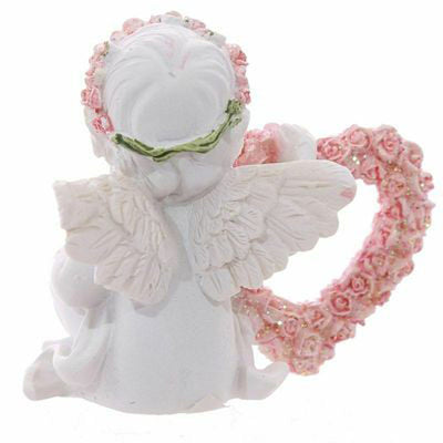 Love Rose Ornament Statue Resin Craft - Antique Decore