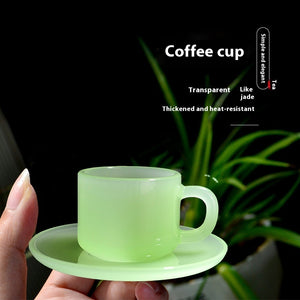 Glass Coffee Cup Crystal Coffee Appliance - Antique Decore