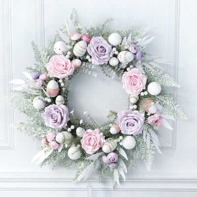 Home Easter Wreath Festive Door Decoration - Antique Decore