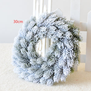 Snowflake pine cone Christmas Wreath - Antique Decore